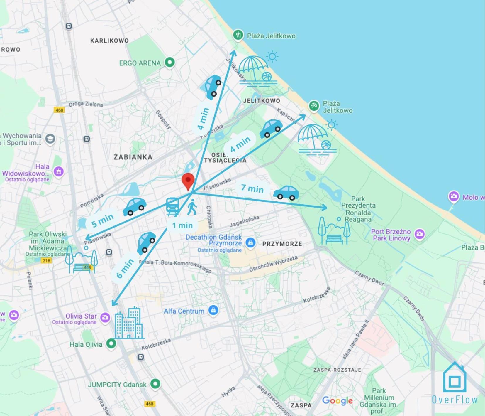 Zigzag Room - Charming Place, 15 Minutes To Gdansk Old Town & 5 Minutes To Seaside Экстерьер фото